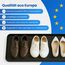 Bestlivings Schuhabtropfschale (4er Pack - Anthrazit) Schuhablage (38x38x2,5cm) wasserdichte Schuhwanne - Aptropfunterlage für schmutzige und nasse Schuhe, Schuhmatte für Haus Garten
