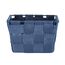 WENKO Aufbewahrungskorb Adria Mini Dunkelblau - Badkorb, rechteckig, Kunststoff-Geflecht, Polypropylen, 19 x 9 x 14 cm, Dunkelblau (Packung mit 2)