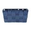 WENKO Aufbewahrungskorb Adria Mini Dunkelblau - Badkorb, rechteckig, Kunststoff-Geflecht, Polypropylen, 19 x 9 x 14 cm, Dunkelblau (Packung mit 2)