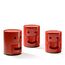 Kartell Componibili Container zwinkernd, Kunststoff, Rot, 32 x 32 x 40 cm