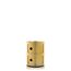 Kartell Componibili, 2 Elements, Gold, Runde Basis