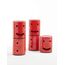 Kartell Componibili Container zwinkernd, Kunststoff, Rot, 32 x 32 x 40 cm