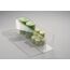 InterDesign bac rangement frigo, petite boîte alimentaire spacieuse en plastique, boîte conservation alimentaire à poignées, transparent, Durchsichtig