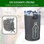 COTTARA® Original Pfandflaschen Sammelbehälter – Flaschensammler Leergut Behälter aus wasserabweisendem Material für Küche – Idealer Pfandbehälter zur Flaschenaufbewahrung – grau 70L