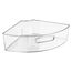 iDesign 62630EU Lazy Susan Schrank-Behälter 1/4, Durchsichtig, Farblos