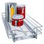 Lynk Professional Ausziehbares Regal unter dem Schrank, Metall, Chrom, 27,9 x 45,7 cm (B x T)