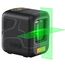 Fanttik D2 Kreuzlinienlaser Selbstnivellierend, Linienlaser Grün 30m, Wiederaufladbare Batterie, USB-C Aufladung, Magnetische Halterung 360°, Pulsmodus, IP54, für DIY und Dekoration - Schwarz