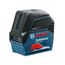 Bosch Professional Kreuzlinienlaser GCL 2-15 mit Halterung, 3x AA Batterien, Zieltafel, Schutztasche, Einlage für L-BOXX, Karton (Arbeitsbereich: 15m)