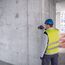 Bosch Professional Laser-Entfernungsmesser GLM 150-27 C (integrierte Kamera, integrierter 3,6V Akku, Reichweite: bis zu 150 m, robust, IP54, ± 1,5 mm, Schlaufe, Tasche) Blau, Green Laser