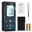 Entfernungsmesser, HANMATEK LM100 100M Digitales Laser Entfernungsmesse mit LCD Hintergrundbeleuchtung M/In/Ft mit Mehreren Messmodi wie Pythagoras/Abstand/Fläche/Volumen Messungen,IP54