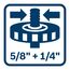 Bosch Professional Linienlaser GLL 3-80 G (grüner Laser, Innenbereich, max. Arbeitsbereich: 30 m, 4x AA Batterie, im Handwerkerkoffer), Blau