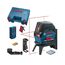 Bosch Professional Kreuzlinienlaser GCL 2-50 (5x AA Batterien, Arbeitsbereich: 50m, im Handwerkerkoffer)