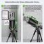 Huepar 12 Linien-3D selbstnivellierendes Laserniveau mit LCD-Bildschirm 3 x 360 ° Bluetooth-Verbindung Grüner Strahl Fadenkreuz Laserwerkzeug -360° Horizontal/Vertikal Laser S03CG-C