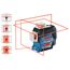 Bosch Professional Linienlaser GLL 3-80 C (m. App-Funktion, roter Laser, Innenbereich, max. Arbeitsbereich: 30 m, 4x AA Batterie, Tasche, in Karton)