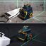 CIGMAN Kreuzlinienlaser Grün 3 x 360 Grad Laser Wasserwaage Nivellierlaser mit wiederaufladbarer Lithiumbatterie und Fernbedienung, einstellbare Helligkeit zum Energiesparen, CM701SE