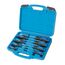 8-teiliges magnetisches Schraubendreher-Set mit Nichromspitze, 4 Kreuzschlitz und 4 Schlitzspitzen, professionelles Schraubendreher-Set mit hohem Drehmoment (8pc_silver tip_gloss)