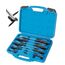 8-teiliges magnetisches Schraubendreher-Set mit Nichromspitze, 4 Kreuzschlitz und 4 Schlitzspitzen, professionelles Schraubendreher-Set mit hohem Drehmoment (8pc_silver tip_gloss)