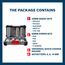 Bosch Professional 45-teiliges Pick and Click-Schrauberbit Mixed Set (PH 1/2/3, PZ 1/2/3, SL 3/4/5/6, HEX 3/4/5/6, T 10/15/20/25/27/30/40, TH 10/15/20/25/27/30/40, Zubehör Bohrmaschine)