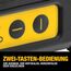 DEWALT Kreuzlinien-Laser (selbstnivellierend, horizontale und vertikale Laserlinien, Laserfarbe Rot, Laserklasse 2, 2-Tasten-Bedienung, inkl. Wandhalterung, Batterien und Koffer) DW088K