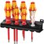 Wera Kraftform Big Pack 300, Schraubendreher Set 14-teilig, 05105630001 & 05006147001 160 i/7 Rack, VDE Isolierter Schraubendreher Satz, 7-teilig