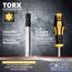 CCLIFE Torx Schraubendreher Set TX magnetisch T6-T40, 11 Stück Ohne Bohrung