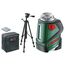 Bosch Home and Garden Kreuzlinienlaser PLL 360 Set (Stativ, Halterung, 4x AA-Batterien, Schutzasche, Arbeitsbereich 20 m, Messgenauigkeit ± 0,4 mm/m), 603663001, Schwarz, Grün