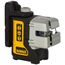 DEWALT Kreuzlinien-Laser (selbstnivellierend, 1x horizontale und 2x vertikale Laserlinien, Laserfarbe rot, 3-Tasten-Bedienung, inkl. Wandhalterung, Batterien und Transportkoffer) DW089K