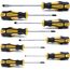 CCLIFE Schraubendreher Set 8tlg Magnetischer Schraubenzieher Satz mit Schlitz, Pozidriv und Kreuzschlitz CR-V Schraubendrehersatz mit Koffer