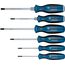 Bosch Professional Schraubendreher Set 6tlg. (SL/PH/PZ/TX, inkl. SL 3.5x75mm, TX 20x100mm, TX 15x75mm, SL 6.5x125mm, PZ 2x125mm, PH 1x100mm, Einlage)
