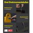 HOTO Magnetischer Elektrischer Schraubendreher Set mit 25 Bits, LED-Licht, 3 Drehmomentstufen(1.5/3/4 N.m), 1500-mAh-Akku, USB-C Aufladung, Mini Akkuschrauber für Möbel- und Elektrogeräte-Reparaturen