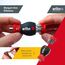 Wiha Schraubendreher mit Bit Magazin magnetisch TORX® mit 6 Bits, Stubby, 1/4" I Stubby Bit-Handhalter I kurzer Schraubenzieher für bits (33744)
