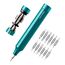 HOTO Feinmechaniker Schraubendreher Set, 24 in 1 Magnetisch Präzisions Schraubendreher Bits Set, Min Schraubenzieher Werkzeug Satz für Handy Laptop PC Brille Uhr, Klein 12 cm×1.66 cm, Grün