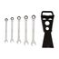 Wera Kraftform Kompakt 20 mit Tasche, 7-teilig, 05051021001 & Amazon Basics Ratschenschlüssel-Set, metrisch, 5-teilig