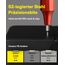 HOTO Feinmechaniker Schraubendreher Set, 24 in 1 Magnetisch Präzisions Schraubendreher Bits Set, Min Schraubenzieher Werkzeug Satz für Handy Laptop PC Brille Uhr, Klein 12 cm×1.66 cm, Rot