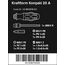 Wera 051019 Kraftform Kompakt 20a Bit Set, Black Green