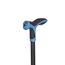 Antar Soft Step blau Aluminium FDI Soft Step Gehstock, blau, 360 g