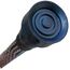 Luxuriöser Damen-Gehstock mit Gravur, geätzt, verstellbar, mit weichem Gel-Griff, ergonomischer Griff für Damen, 64,8 cm – 90,2 cm, Schwarz