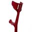pulox - Magic-Soft - forearm crutch with soft-grip - max. 130 kg - pair (2 pcs) - wine red