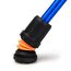 Flexyfoot Shock Absorbing Oval Handle Walking Stick - Blue - Improves Safety, Improves Grip, Reduces Shocks & Jarring
