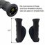 Rollator-Handgriff für Rollator Ersatz – Zubehör für ältere und behinderte Patienten, 2,2 cm, 2 Stück (schwarz-B)