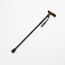 Homecraft Folding Coloured Walking Stick with Wooden Handle, Lightweight Adjustable Walking Cane for Balance, Mobility Aid, Grey Marble, 835-925mm