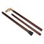 Ajuny Holz Gehstock für Herren Damen und Senioren mit Messing Metallgriff Antik Handgefertigt 91,4 cm Goldenes Adlerkopf Design Accessoire Täglicher Gebrauch Geschenk für Erwachsene