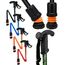 Flexyfoot Shock Absorbing Derby Handle Folding Walking Stick - Black - Improves Safety, Improves Grip, Reduces Shocks & Jarring