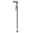 Days Comfy Grip Sticks, Ergonomic Anodised Aluminium Walking Stick for Enhanced Comfort and Support, Lightweight, Sturdy Design with Comfortable Handle Options, Folding, 825-925MM - Right Hand, Black