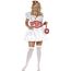 California Costumes Aptafêtes AC5314 Gehstock, Psychedelischer Königsnarr, Weiß und Schwarz, 101,6 cm