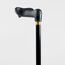 Days Comfy Grip Sticks, Ergonomic Anodised Aluminium Walking Stick for Enhanced Comfort and Support, Lightweight, Sturdy Design with Comfortable Handle Options, Folding, 825-925MM - Right Hand, Black