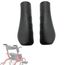 Rollator Handgriff für Rolling Walker Ersatz für Mobility Behinderte Patient Handgrips Zubehör, 0.78"(20mm), 2 Pcs(schwarz-A)