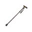 Homecraft Folding Coloured Walking Stick with Wooden Handle, Lightweight Adjustable Walking Cane for Balance, Mobility Aid, Paisley, 775-875mm
