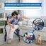 Mobiclinic®, Faltbarer rollstuhl, Maestranza, Feststellbremsen, 45 cm sitzhöhe, Abnehmbare fußstützen, Abklappbare und gepolsterte armlehnen, Kleine räder, Robust, Blau