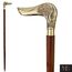 37" Premium Quality Rosewood Canes and Walking Sticks Brown & Golden, Solid Brass Dachshund Dog Head Handle - Wooden Stylish Walking Cane Fashion Statement - 12 Days of Deals
